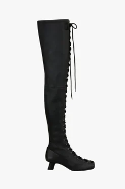 Hot BOTA TACÓN ACORDONADA PIEL X STEFANO PILATI Mujer Zapatos