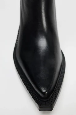 Hot BOTA TACÓN ANCHO PIEL Mujer Zapatos