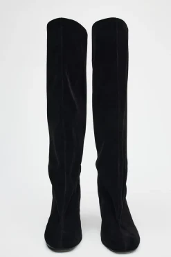 New BOTA TACÓN EFECTO TERCIOPELO Mujer Zapatos