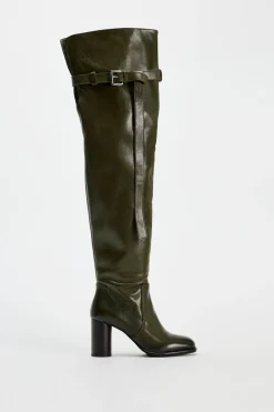 Discount BOTA TACÓN PIEL Mujer Zapatos