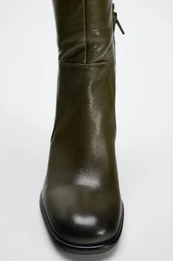 Discount BOTA TACÓN PIEL Mujer Zapatos