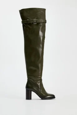 Discount BOTA TACÓN PIEL Mujer Zapatos