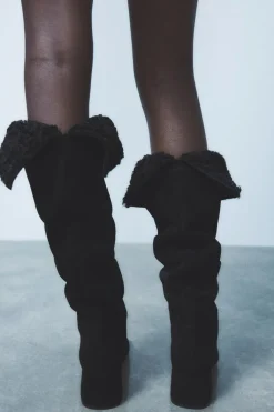 Discount BOTA TACÓN SERRAJE Mujer Zapatos