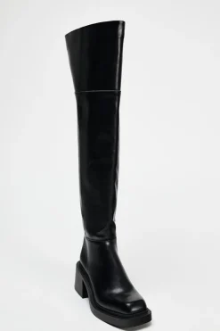 Sale BOTA XL PUNTA CUADRADA Mujer Zapatos