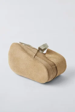 Niños ZARA 0 - 6 Meses·Patucos<BOTIN CORDONES PIEL