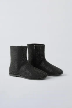 Niños ZARA 6 - 14 Años·Zapatos<BOTÍN BRILLOS