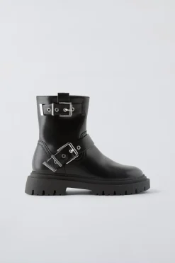 Niños ZARA 6 - 14 Años·Zapatos<BOTÍN CASUAL HEBILLAS