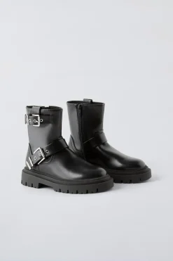 Niños ZARA 6 - 14 Años·Zapatos<BOTÍN CASUAL HEBILLAS