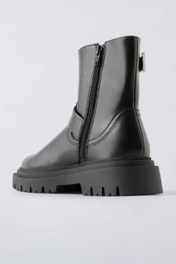 Niños ZARA 6 - 14 Años·Zapatos<BOTÍN CASUAL HEBILLAS