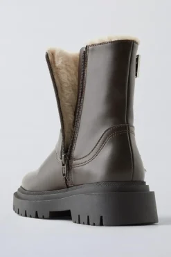 Niños ZARA 6 - 14 Años·Zapatos<BOTÍN CASUAL HEBILLAS FORRADO