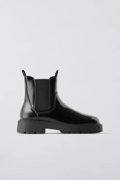 Niños ZARA 6 - 14 Años·Zapatos<BOTÍN CHAROL