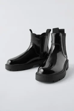 Niños ZARA 6 - 14 Años·Zapatos<BOTÍN CHAROL