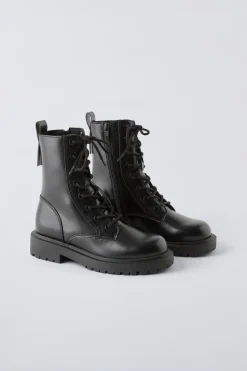 Niños ZARA 6 - 14 Años·Zapatos<BOTÍN CORDONES