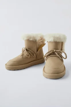 Niños ZARA 6 - 14 Años·Zapatos<BOTÍN CORDONES