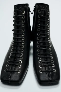 Fashion BOTÍN CORDONES PIEL Mujer Zapatos