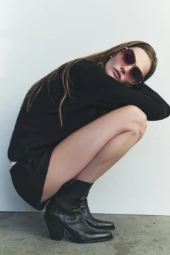 Online BOTÍN COWBOY PIEL Mujer Zapatos