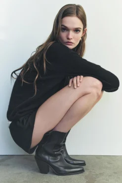 Online BOTÍN COWBOY PIEL Mujer Zapatos