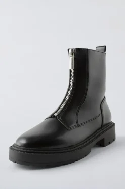 Niños ZARA 6 - 14 Años·Zapatos<BOTÍN CREMALLERA