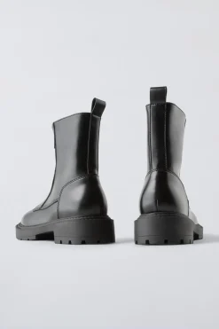 Niños ZARA 6 - 14 Años·Zapatos<BOTÍN CREMALLERA