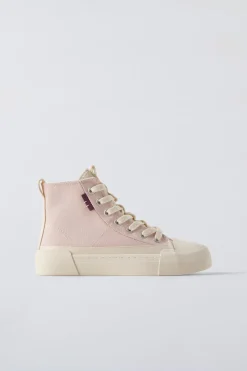 Niños ZARA 6 - 14 Años·Zapatos|6 - 14 Años·Zapatos<BOTÍN DEPORTIVO ALGODÓN