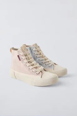 Niños ZARA 6 - 14 Años·Zapatos|6 - 14 Años·Zapatos<BOTÍN DEPORTIVO ALGODÓN