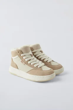 Niños ZARA 6 - 14 Años·Zapatos|6 - 14 Años·Zapatos<BOTÍN DEPORTIVO FORRADO