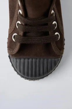 Niños ZARA 1½ - 6 Años·Zapatos<BOTÍN DEPORTIVO PIEL