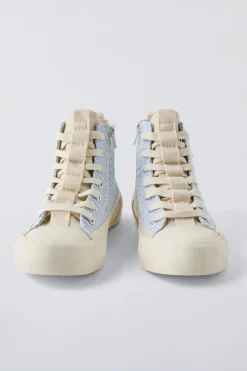 Niños ZARA 6 - 14 Años·Zapatos|6 - 14 Años·Zapatos<BOTÍN DEPORTIVO RAYAS