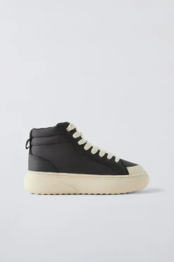 Niños ZARA 6 - 14 Años·Zapatos|6 - 14 Años·Zapatos<BOTÍN DEPORTIVO TEJIDO