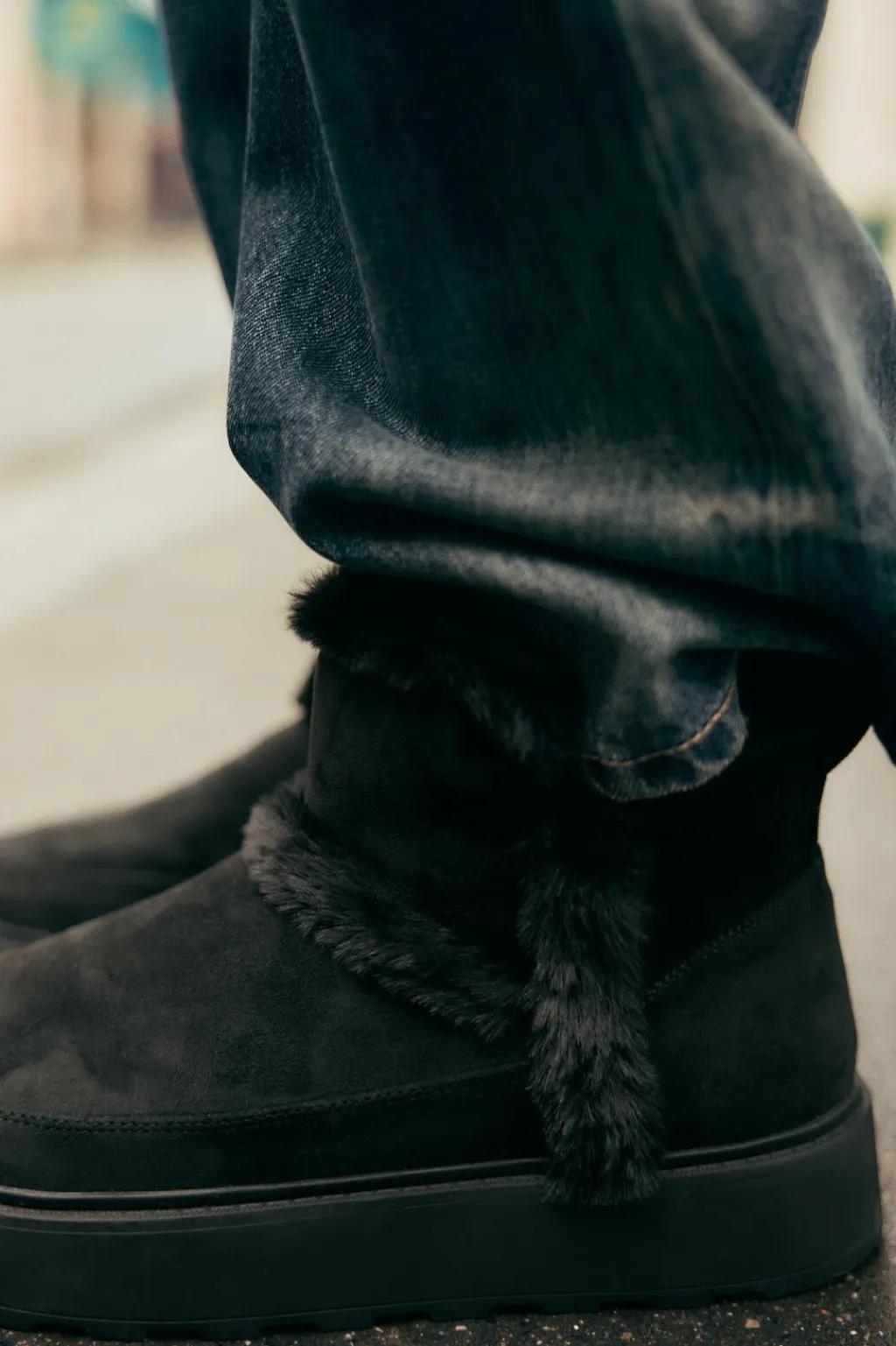 Discount BOTÍN EFECTO PELO Mujer Zapatos