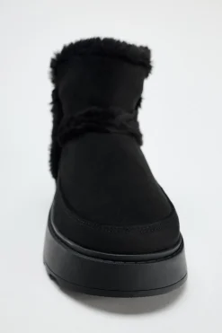 Discount BOTÍN EFECTO PELO Mujer Zapatos