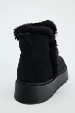 Discount BOTÍN EFECTO PELO Mujer Zapatos