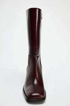 Fashion BOTÍN HORMA CUADRADA PIEL Mujer Zapatos