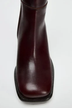 Fashion BOTÍN HORMA CUADRADA PIEL Mujer Zapatos