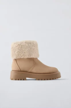 Niños ZARA 6 - 14 Años·Zapatos<BOTÍN PELO VUELTA