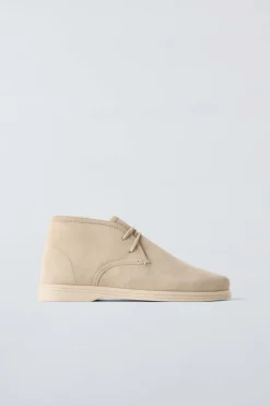 Niños ZARA 6 - 14 Años·Zapatos<BOTÍN PIEL