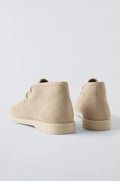 Niños ZARA 6 - 14 Años·Zapatos<BOTÍN PIEL