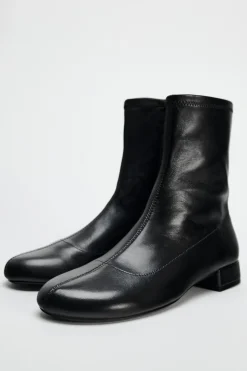 Discount BOTÍN PIEL PLANO Mujer Zapatos