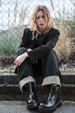 Clearance BOTÍN PLANO EFECTO COCO Mujer Zapatos