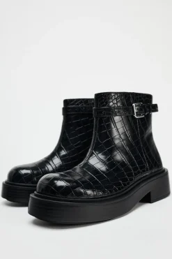 Clearance BOTÍN PLANO EFECTO COCO Mujer Zapatos