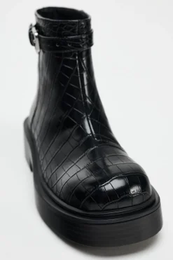 Clearance BOTÍN PLANO EFECTO COCO Mujer Zapatos