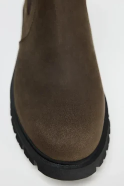 Clearance BOTÍN PLANO SUELA DENTADA Mujer Zapatos