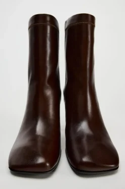 Sale BOTÍN PUNTA CUADRADA PIEL Mujer Zapatos