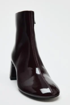 Online BOTÍN PUNTA REDONDA EFECTO ACHAROLADO Mujer Zapatos