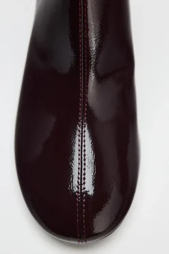 Online BOTÍN PUNTA REDONDA EFECTO ACHAROLADO Mujer Zapatos