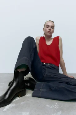 Sale BOTÍN TACÓN ANCHO METAL Mujer Zapatos