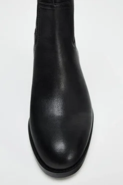 New BOTÍN TACÓN ANCHO PIEL Mujer Zapatos