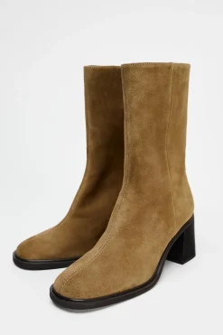 Fashion BOTÍN TACÓN ANCHO SERRAJE Mujer Zapatos