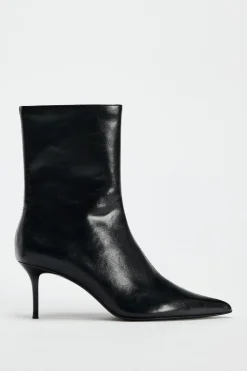 Clearance BOTÍN TACÓN FINO EFECTO ACHAROLADO Mujer Zapatos