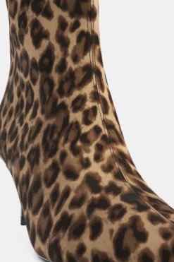 Hot BOTÍN TACÓN FINO ESTAMPADO ANIMAL Mujer Zapatos